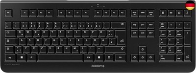 CHERRY KW 3000 Wireless Keyboard with Number Keypad, German Layout (QWERTZ),
