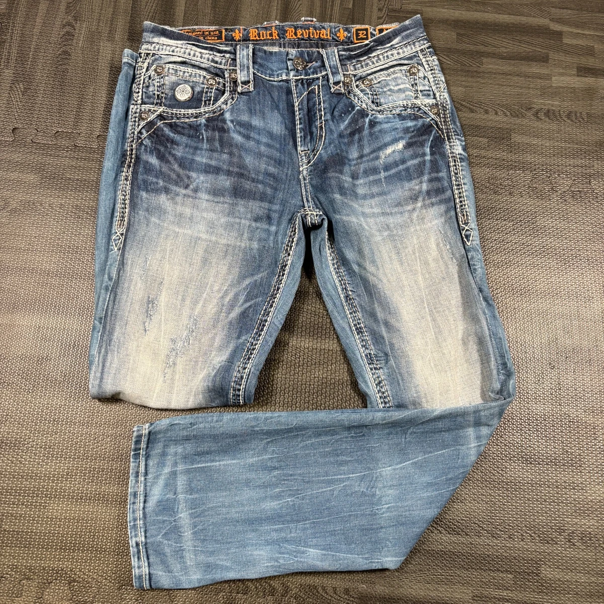 Rock Revival Jeans Size 32 for Men for sale - eBay