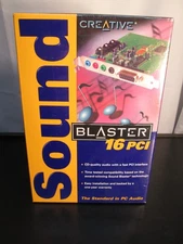 CREATIVE SOUND BLASTER 16 PCI SB4740 WINDOWS 95 98 NT XP NEW SEALED BOX