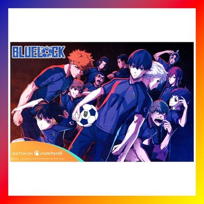 BLUELOCK Official POSTER Anime ISAGI Bachira MEGURU Kunigami NAGI BLUE LOCK New