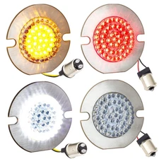 Eagle Lights 3 1/4" Front and Rear LED Turn Signal Kit for Harley-Davidson® Moto