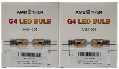 G4 LED Leuchtmittel 2x10er Pack 2,5W 12V warmweiß Bi Pin Kapsel Licht Energie sparen