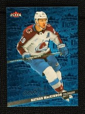 2025 Upper Deck Fleer Ultra Medallions Sapphire Blue 5/25 Nathan MacKinnon 00d2