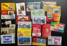 21 K-Telefonkarten mit Briefmarken-Motiven