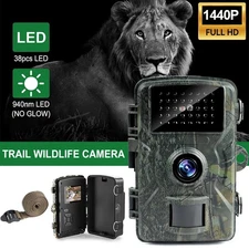 2.5K Trail Camera 24MP Wildlife Hunting Night Vision Motion Waterproof Cam