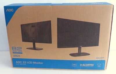 AOC 22B2H 22 Zoll 22''  16:9 LCD Display Monitor 1920x1080 16:9 HDMI NEU #KT