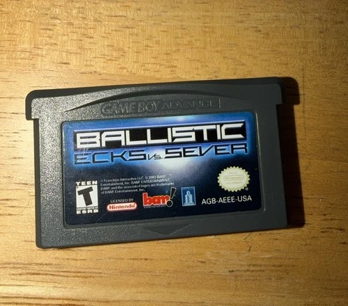 Ballistic: Ecks Vs Sever (Nintendo GameBoy Advance, GBA, 2002) Game Only Tested