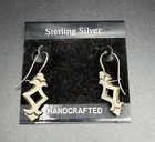 Sterling Silver 925 Mexico Drop Earrings Handcrafted OOC 9.8g — photo 1