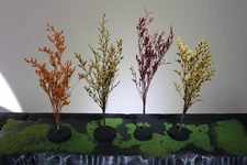 Halloween Village Tree's (Set of Four)