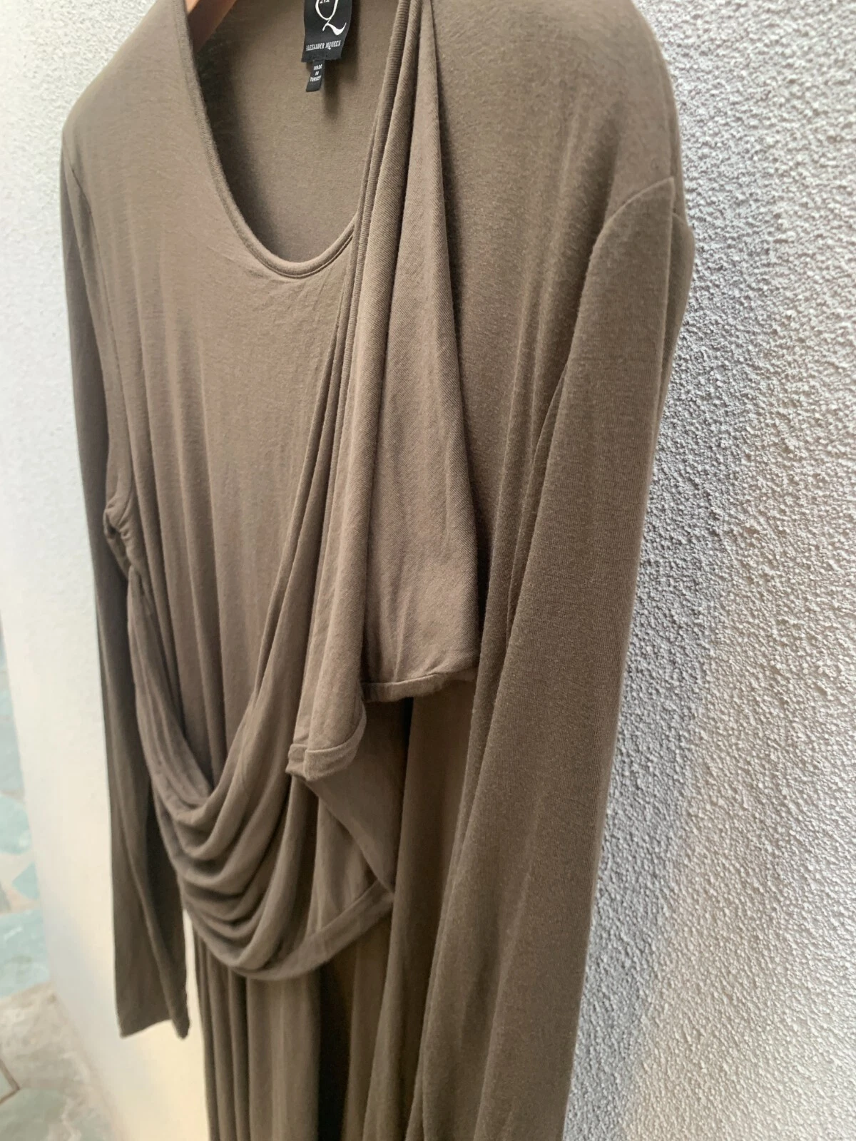 ALEXANDER MCQUEEN Abito McQ by Alexander Mc Queen modal cotone elasticizzato beige taglia IT 46 vintage