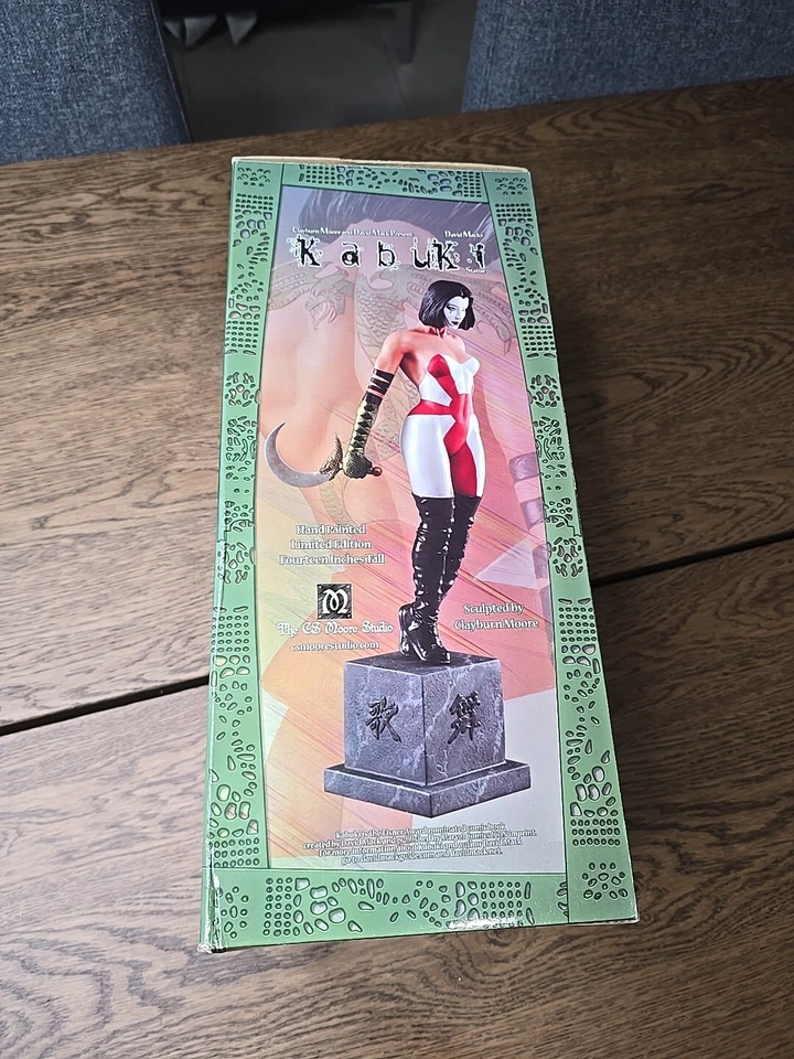 Estatua Kabuki 14" David Mack Clayburn Moore Limited 373/1800 Nueva 2005 Foto 2 de 4