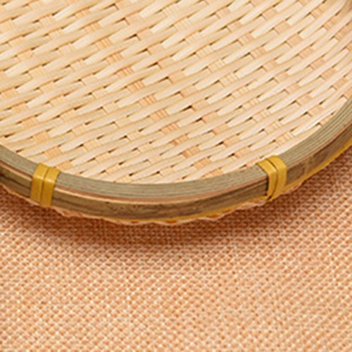 Obst Aufbewahrungskorb Rundkorb Rattan Tablett Korb Wanddeko Rund Bambus - Bild 8 von 10