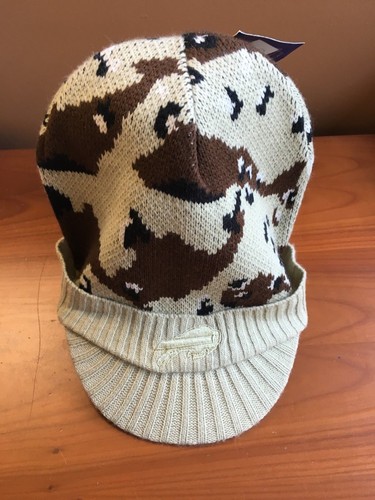 Camo Fashion Bill Beanie Hat Cap 