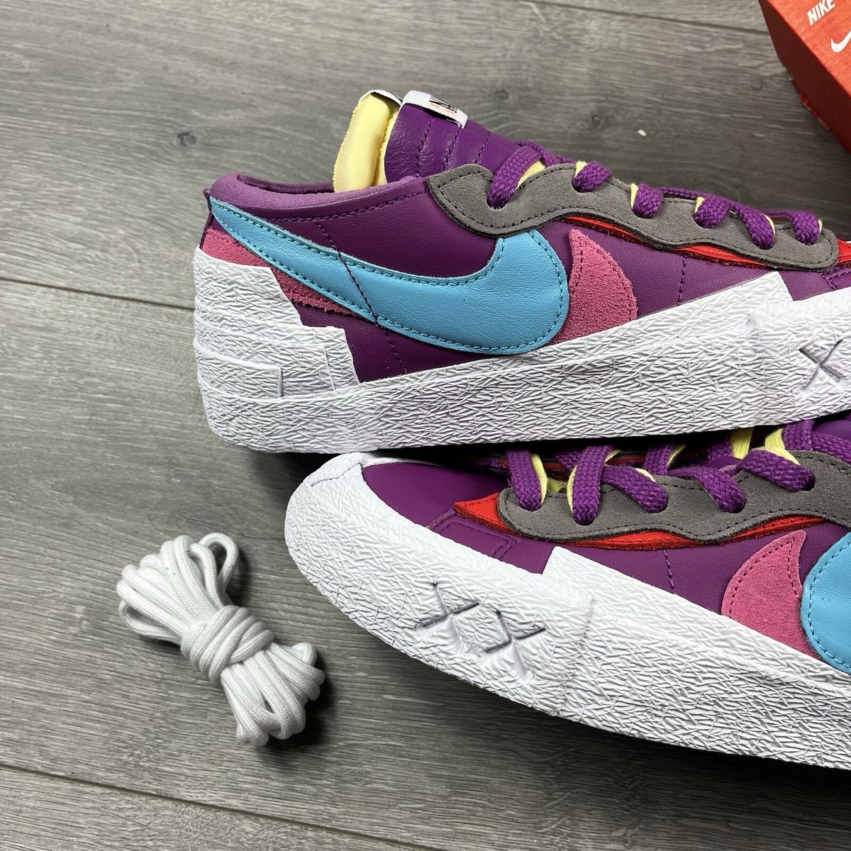 Nike Blazer Low x KAWS x Sacai 2021 'Purple Dusk' - Size UK 7.5