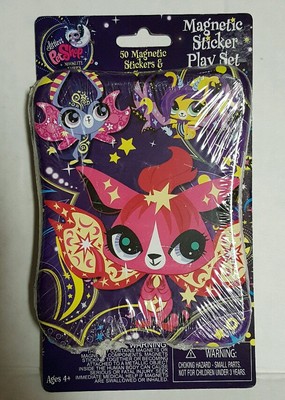 NEW LITTLEST PET SHOP MOONLITE FARIES MAGNETIC STICKER PLAY SET