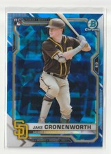 2021 Bowman Chrome Sapphire Edition Jake Cronenworth #68 San Diego Padres
