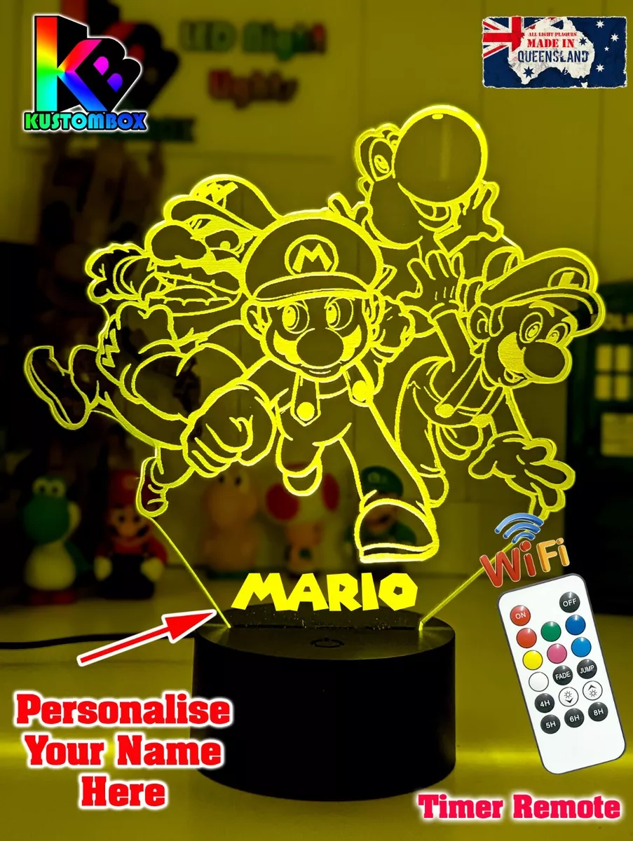 Mario bros night light deals