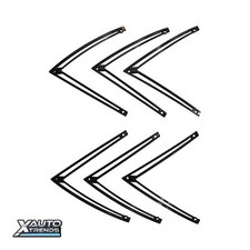 Lexani Dial Gloss Black Wheel Insert Set Of 6pcs 22 009-2295-fy
