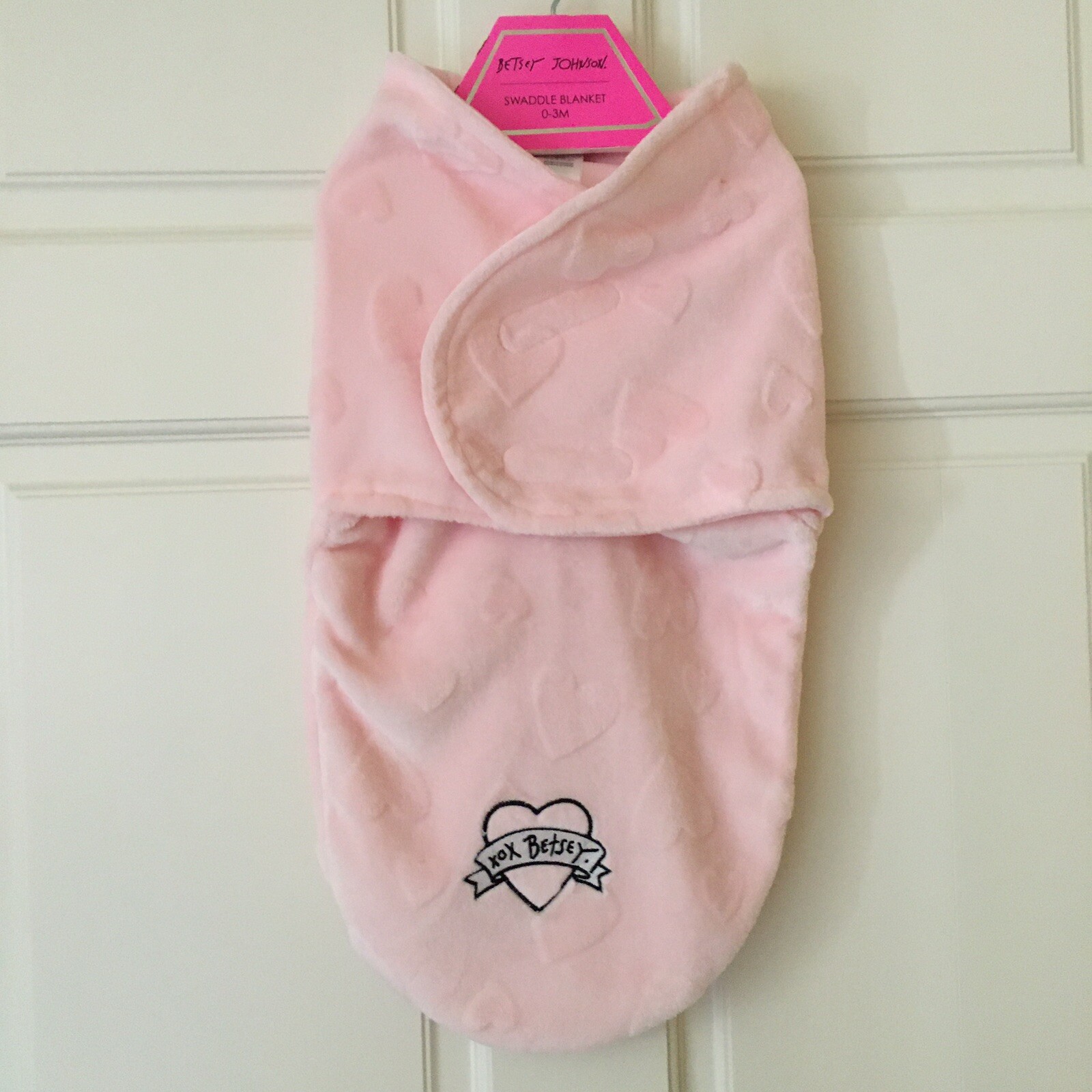 pink swaddle set