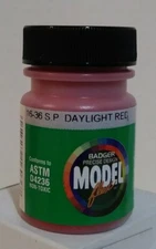 Badger Modelflex acrylic paint 16-36, S.P. Daylight Red.