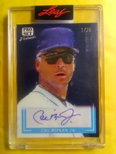  2022 Cal Ripken Jr Leaf Pro Set Portraits FACTORY ENCASED Auto SSP #1/25