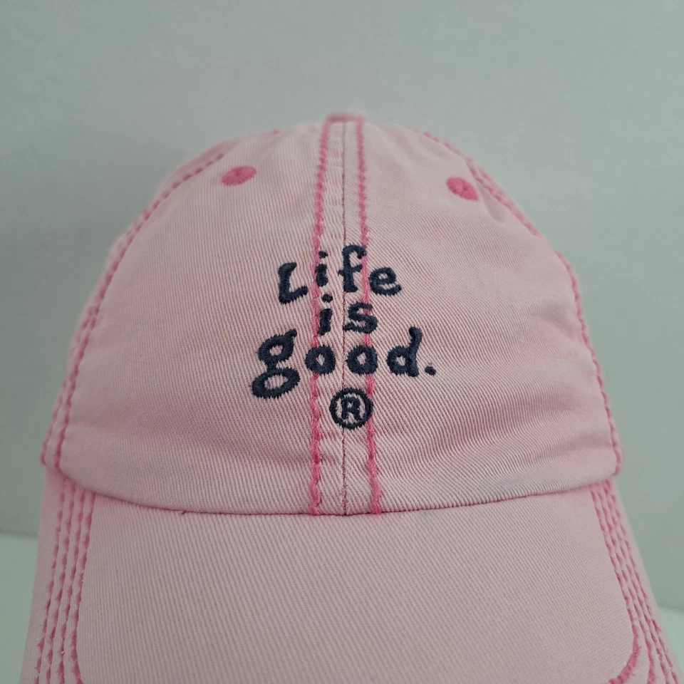 Gorra ajustable Life Is Good niños niñas talla pequeña 2T-4T Foto 3 de 4