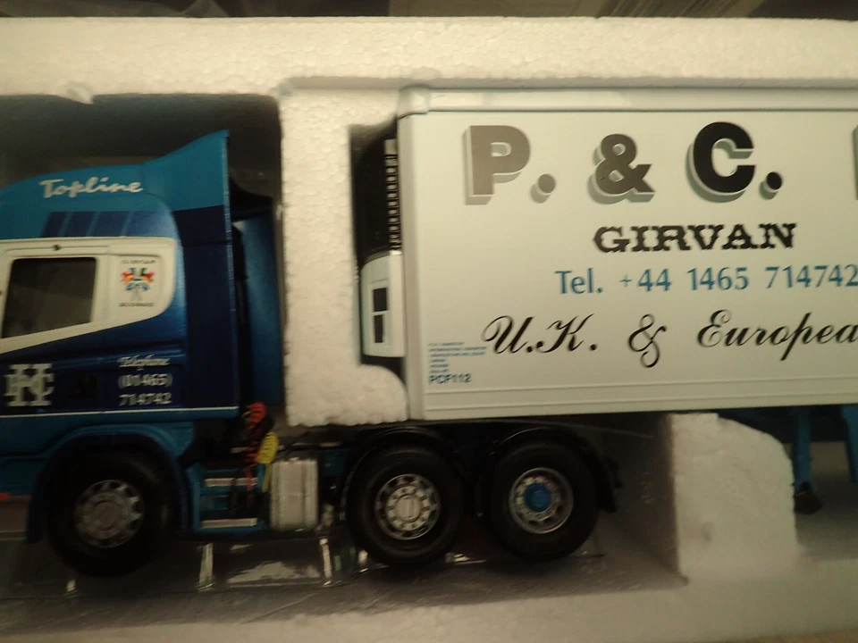 Corgi 1:50 CC12906 Scania Topline Fridge Trailer P&C Hamilton Undisplayed #3528 - Image 4 of 4