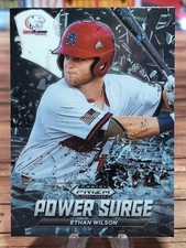 2021 Prizm Draft Picks Baseball ETHAN WILSON Power Surge #PS-EW