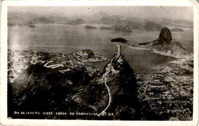 Rio de Janeiro, Corcovado mountain, Christ the Redeemer, New Seven Postcard