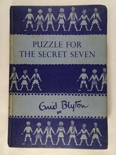 Enid Blyton Puzzle For The Secret Seven 1st Edition 1958 HB