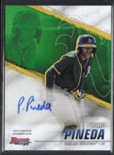 2021 Bowman's Best Pedro Pineda Best of 2021 Autograph Refractor Athletics Auto