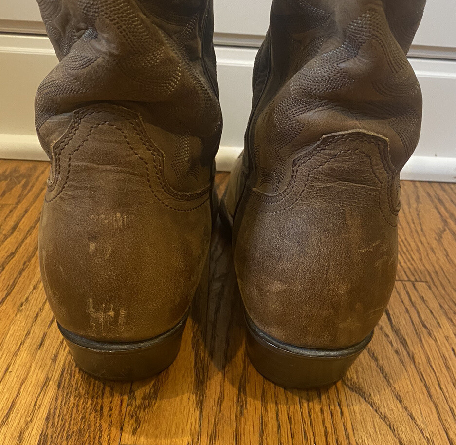 Twisted X Crafted Rustic Brown Leather Pull Up We… - image 9