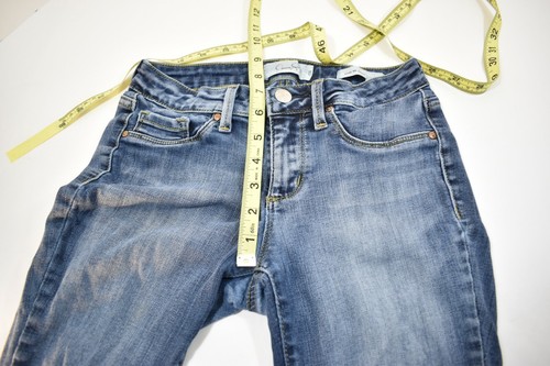 Girl's Jessica Simpson Distressed Super Skinny Blue Jeans Size 25 Short - Picture 5 of 9
