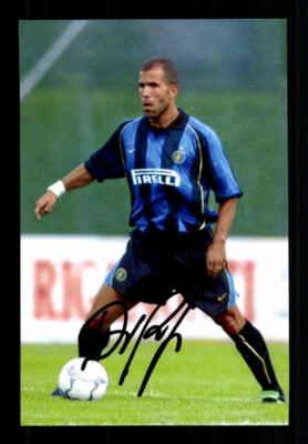 Luigi Di Biagio Italy Vice European Champion 2002 Inter Milan + A 236009