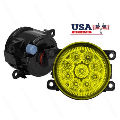 Pair Bumper LED Fogs Driving Lamps yellow for Ram Promaster 1500 2500 3500 14-21