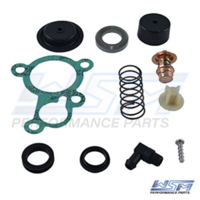 WSM Thermostat, Poppet Valve Kit Mercury 40 - 60Hp 2 / 3  Cyl 775-20k, 14586A4,