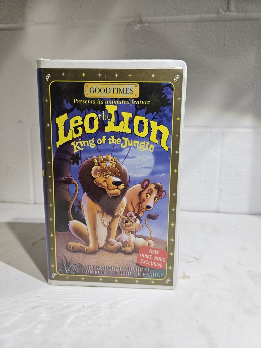 LEO THE LION King of the Jungle RARE Vintage GOODTIMES VHS Tape