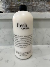 PHILOSOPHY FRESH CREAM SHAMPOO, SHOWER GEL  BUBBLE BATH 32 oz SEALED