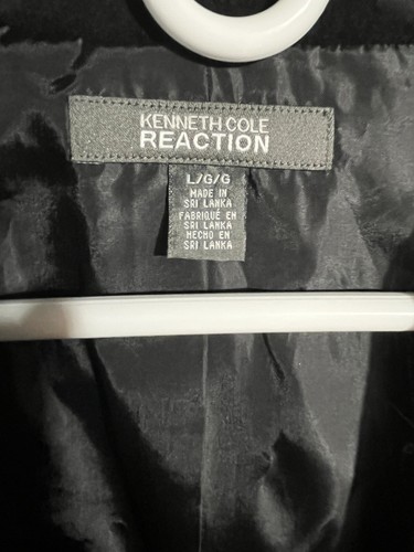 Men’s Large Kenneth Cole Button Up Vest, Suede Look, New With Tags - Picture 5 of 13