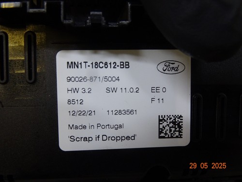 2022 FORD PUMA TITANIUM BX726 MHEV MK2 A/C HEATER CLIMATE CONTROLS REF20148 - Picture 15 of 17