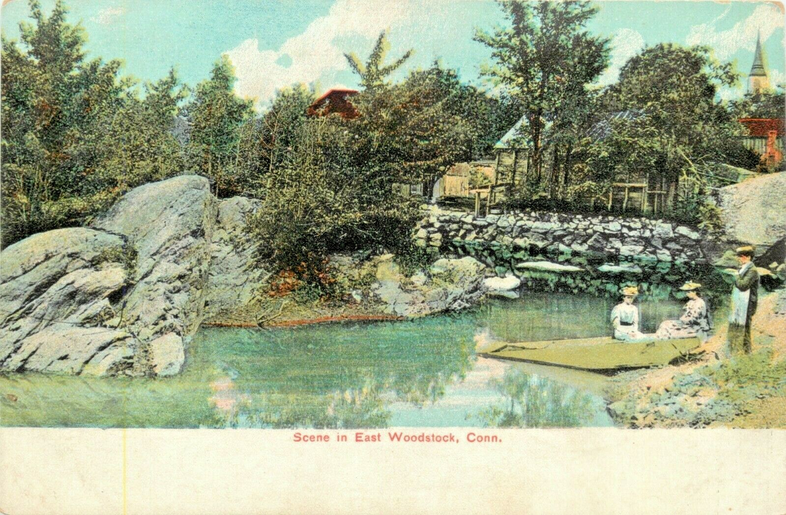 A View Of The Boating Scene In East Woodstock, Connecticut CT eBay