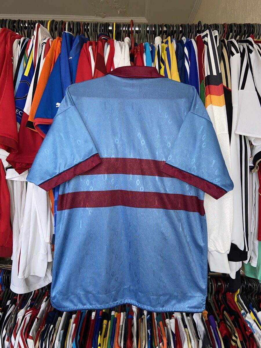 WEST HAM UNITED 1995 1996 1997 AWAY FOOTBAL SHIRT SOCCER WEST HAM UNITED 1995 1996 1997 AWAY FOOTBAL SHIRT SOCCER