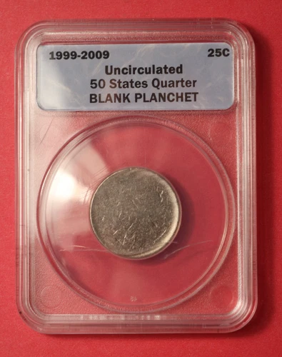US State Quarter Mint Error - ANACS Certified - Blank Planchet