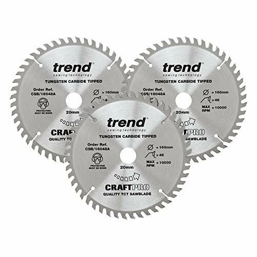 Trend CraftPro TCT 160mm x 48 Zähne Triple Pack - Offerta Set 3 Lame