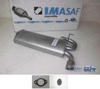 Imasaf ESD Auspuff Endtopf+Anbauteile für Opel Antara 2.0 + 2.2 Cdti + 4X4 2007-