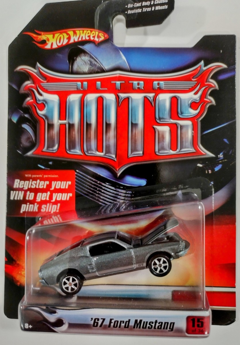 2007 Hot Wheels '67 FORD MUSTANG Ultra Hots Metalflake Gray Real