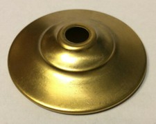 New 2 5/8" Solid Spun Brass Vase Cap, Lamp Cap, Unfinished Brass, 1/8 IP VC626U
