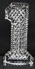WATERFORD Crystal Number 1 5" Paperweight IRELAND — photo 3