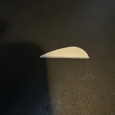 Norway Duravane 2" Predator Vanes -  White - 100 Pack