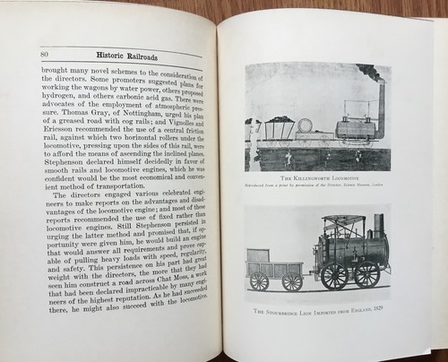 HISTORISCHE EISENBAHNEN von Rupert Sargent Holland / altes illustriertes Zugbuch 1927 - Bild 10 von 15